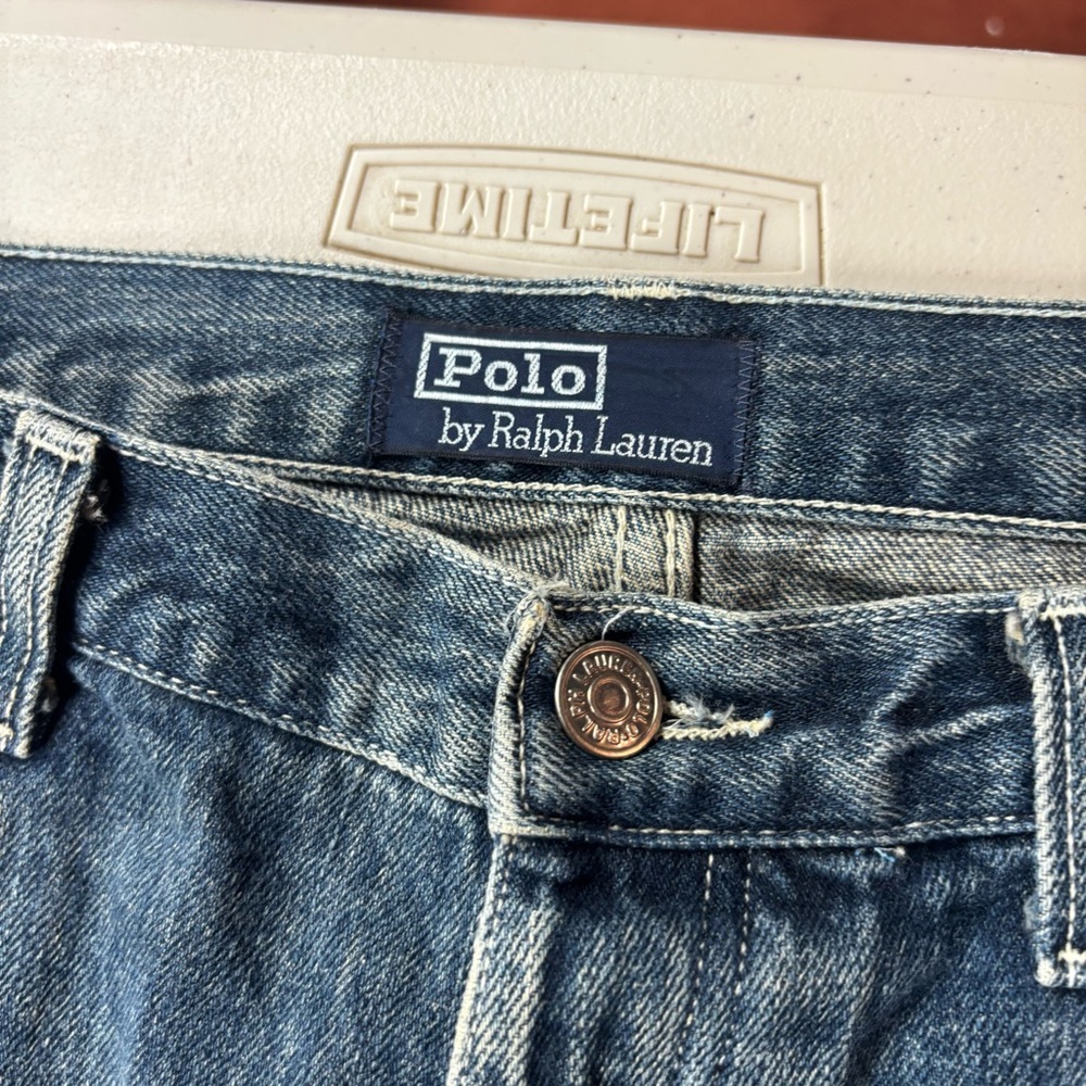 Polo by Ralph Lauren Men's Relaxed Blue Jeans - Picture 8 of 8